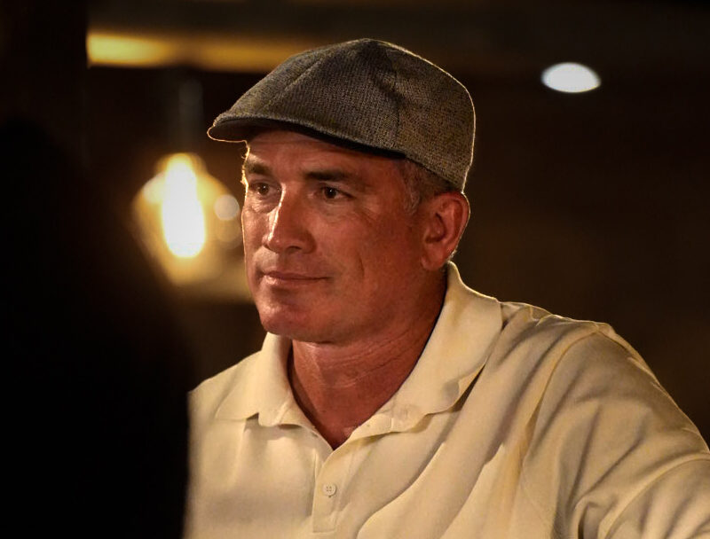 Socialite Crime Club founder and presenter, former detective Sy Ray, seen during a shoot for a promotional video for his true crime podcast.